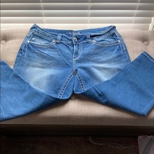 Denim capris